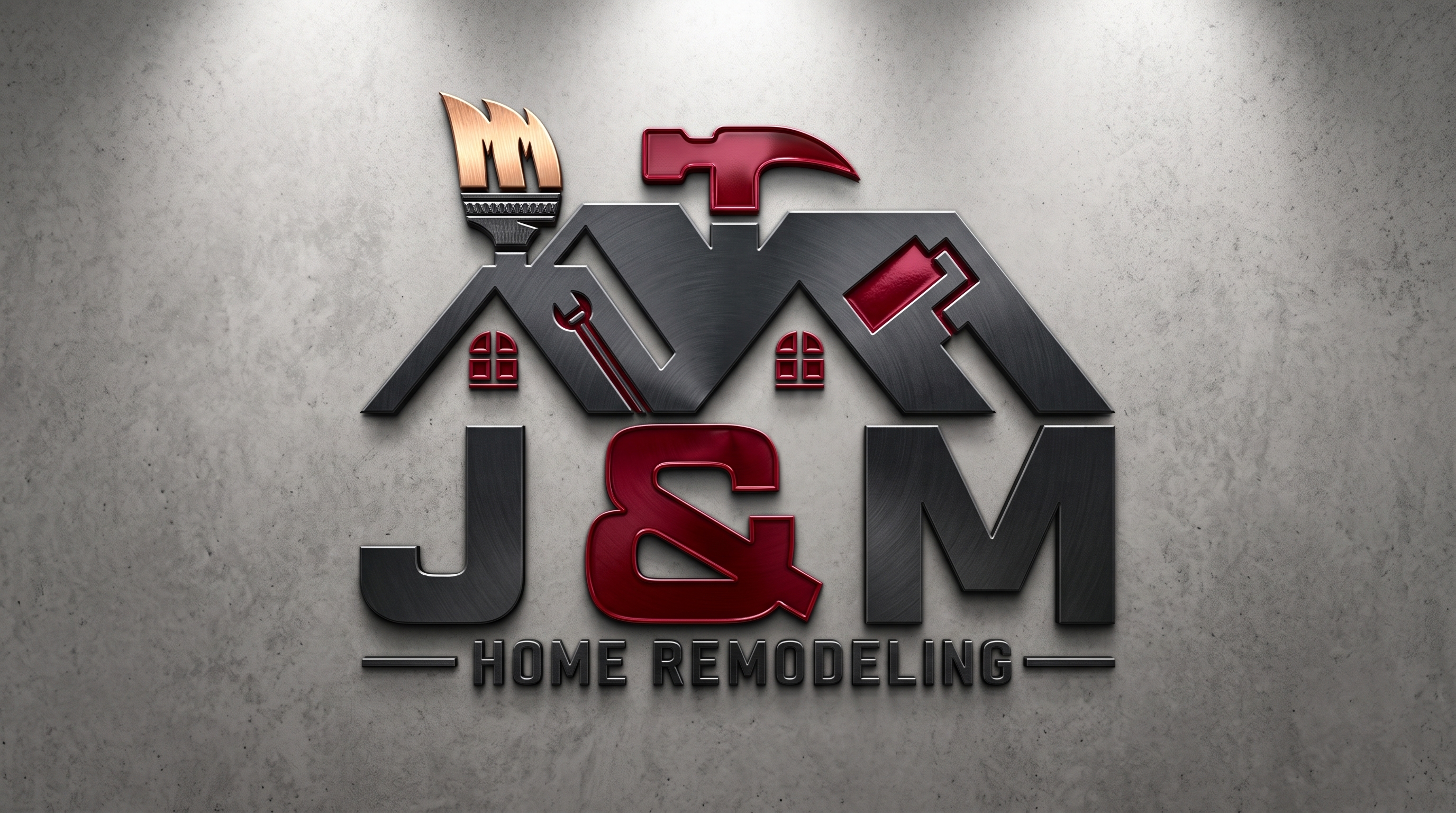 J&M Home Remodeling logo